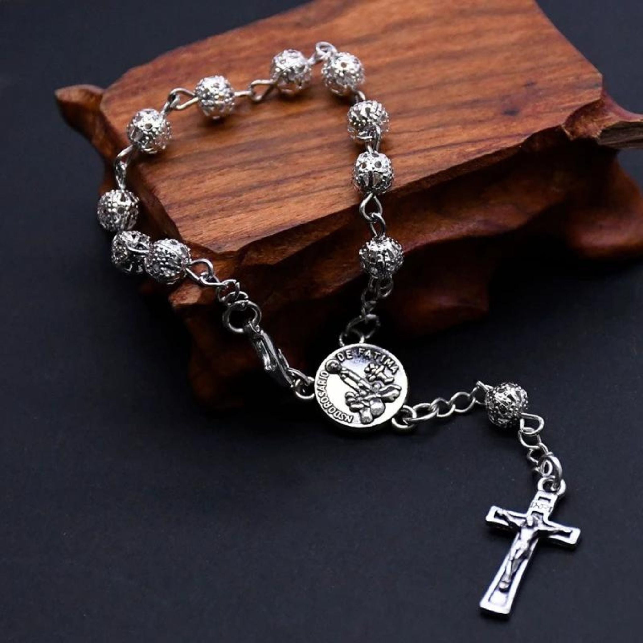 Our collection of handcrafted bracelets, available at www.blessedcatholic.com, offers a variety of elegant and meaningful designs. Each piece is created with attention to detail, ensuring durability and beauty.