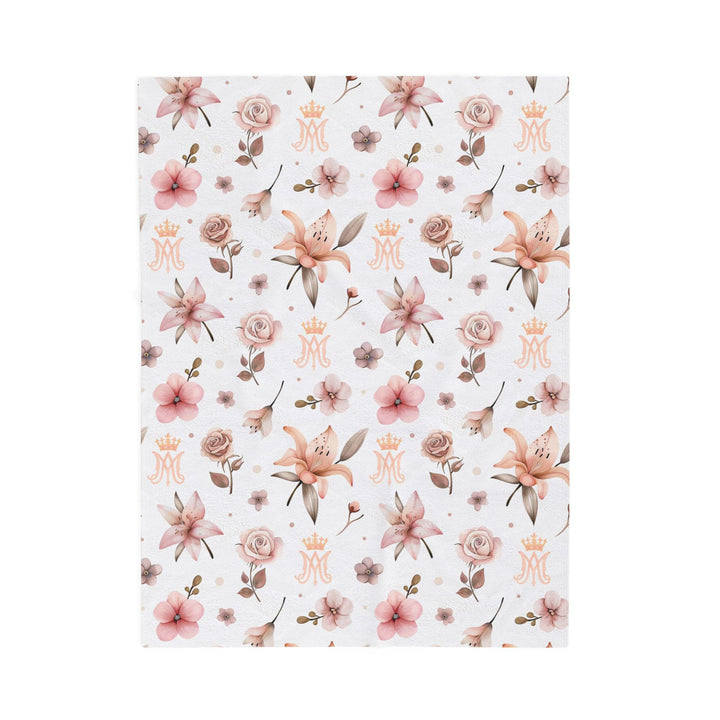 Our Lady’s Garden Minky Blanket