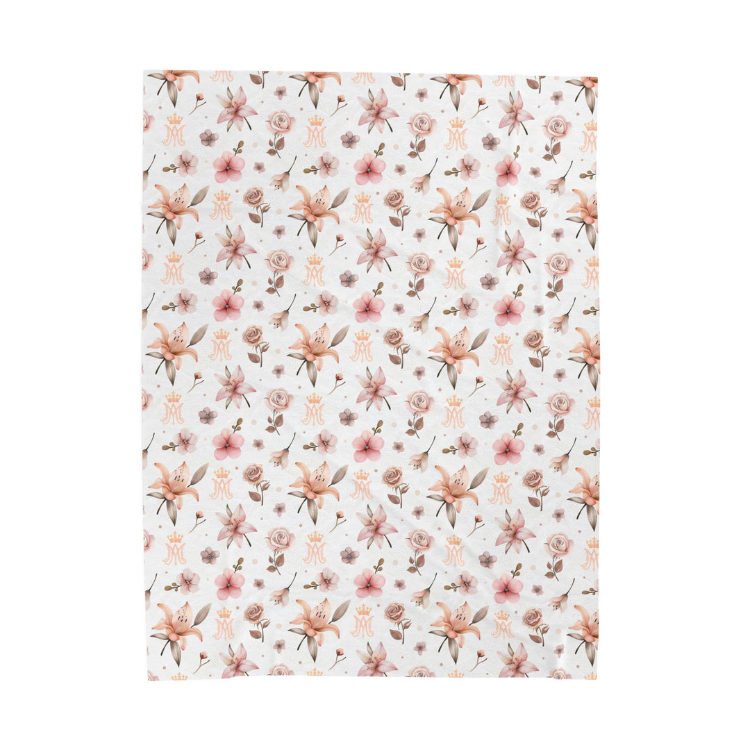 Our Lady’s Garden Minky Blanket