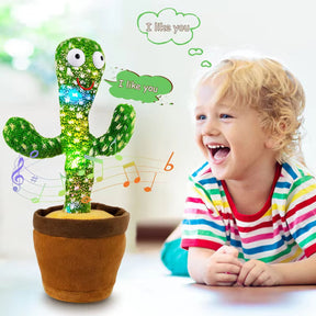 Dancing Cactus Plush Toy with Music & Lights