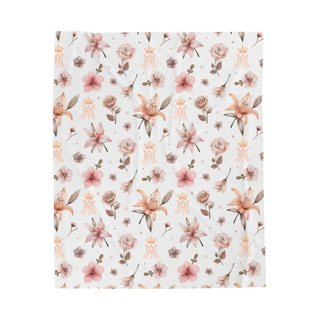 Our Lady’s Garden Minky Blanket
