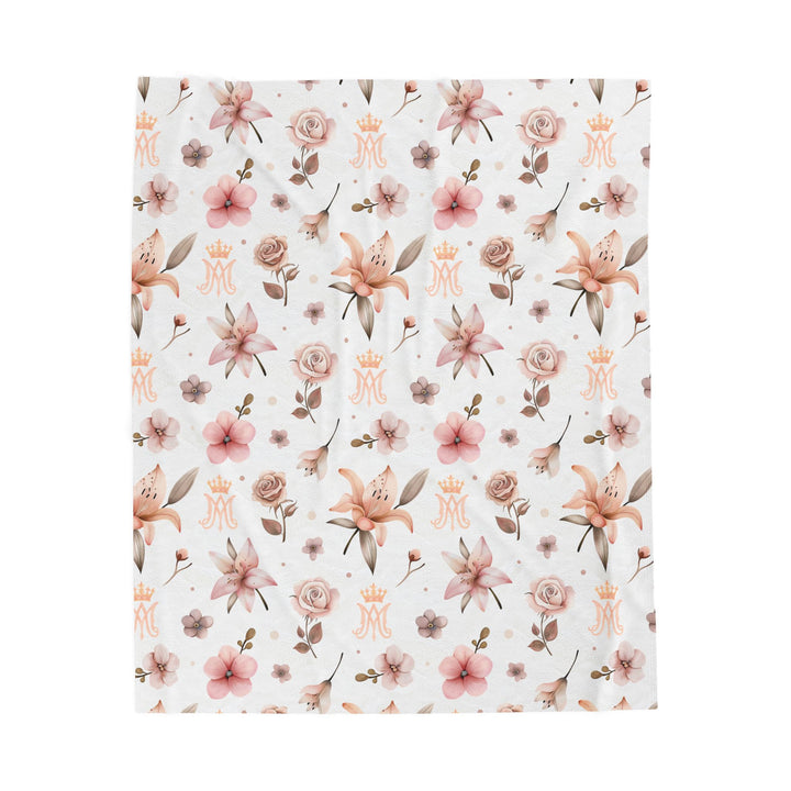 Our Lady’s Garden Minky Blanket