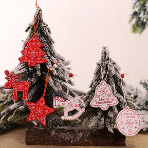 Christmas Tree Wooden Ornament