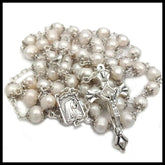 Elegant Freshwater Real Pearl Prayer Rosary