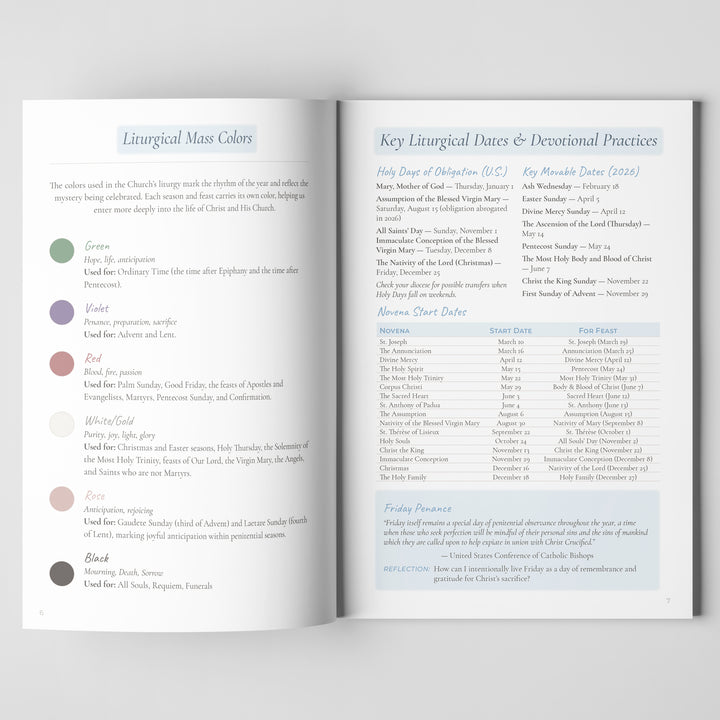 Fiat Planner 2026 for Catholic Moms