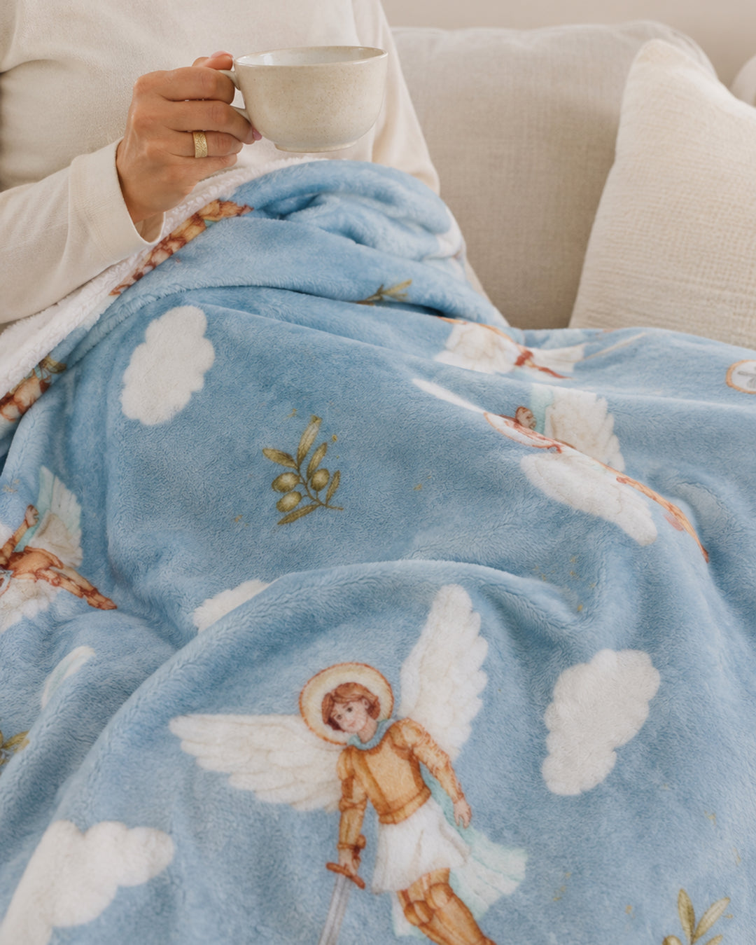 St Michael the Archangel Minky Blanket