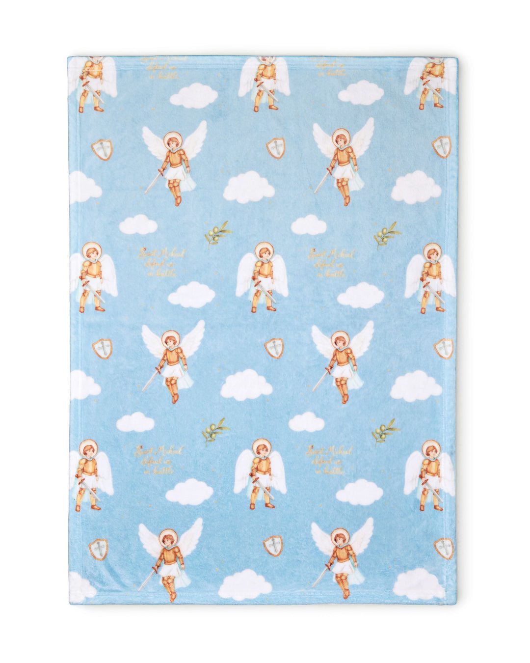 St Michael the Archangel Minky Blanket