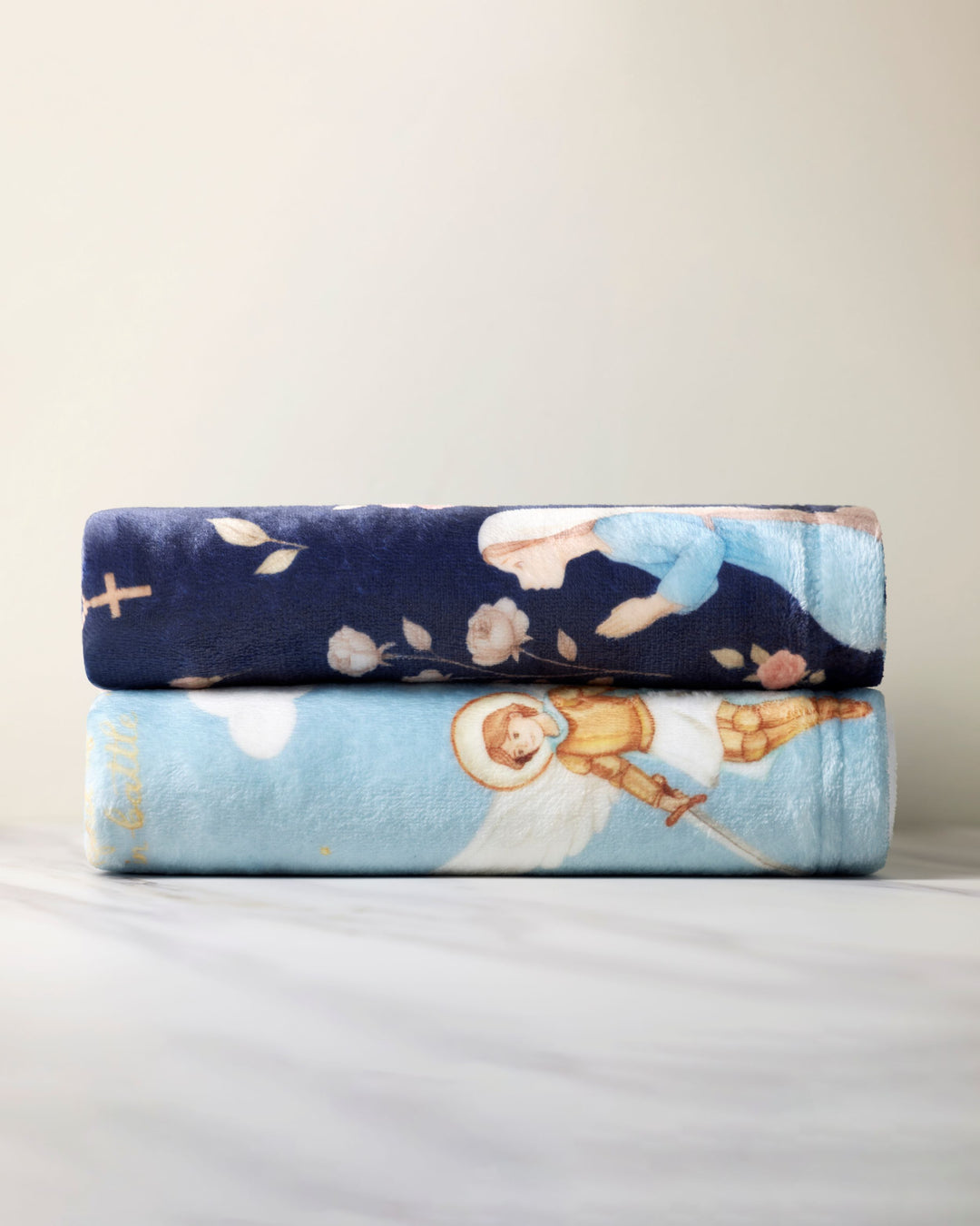 St Michael the Archangel Minky Blanket