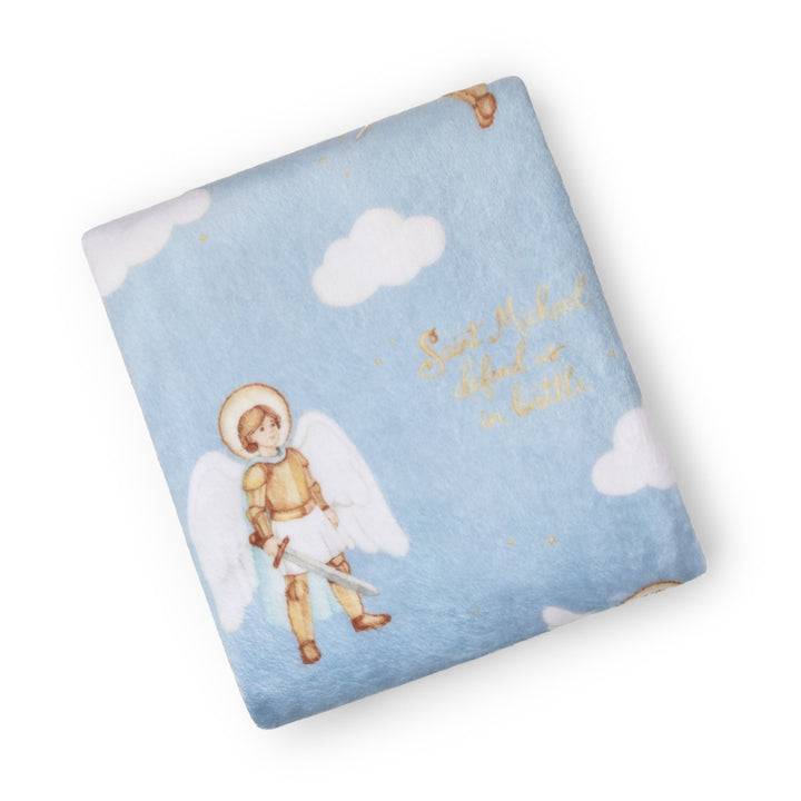St Michael the Archangel Minky Blanket