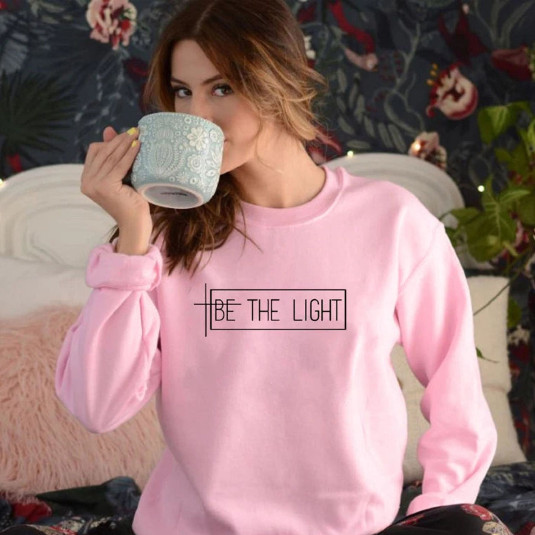 "Be The Light"  Sweater