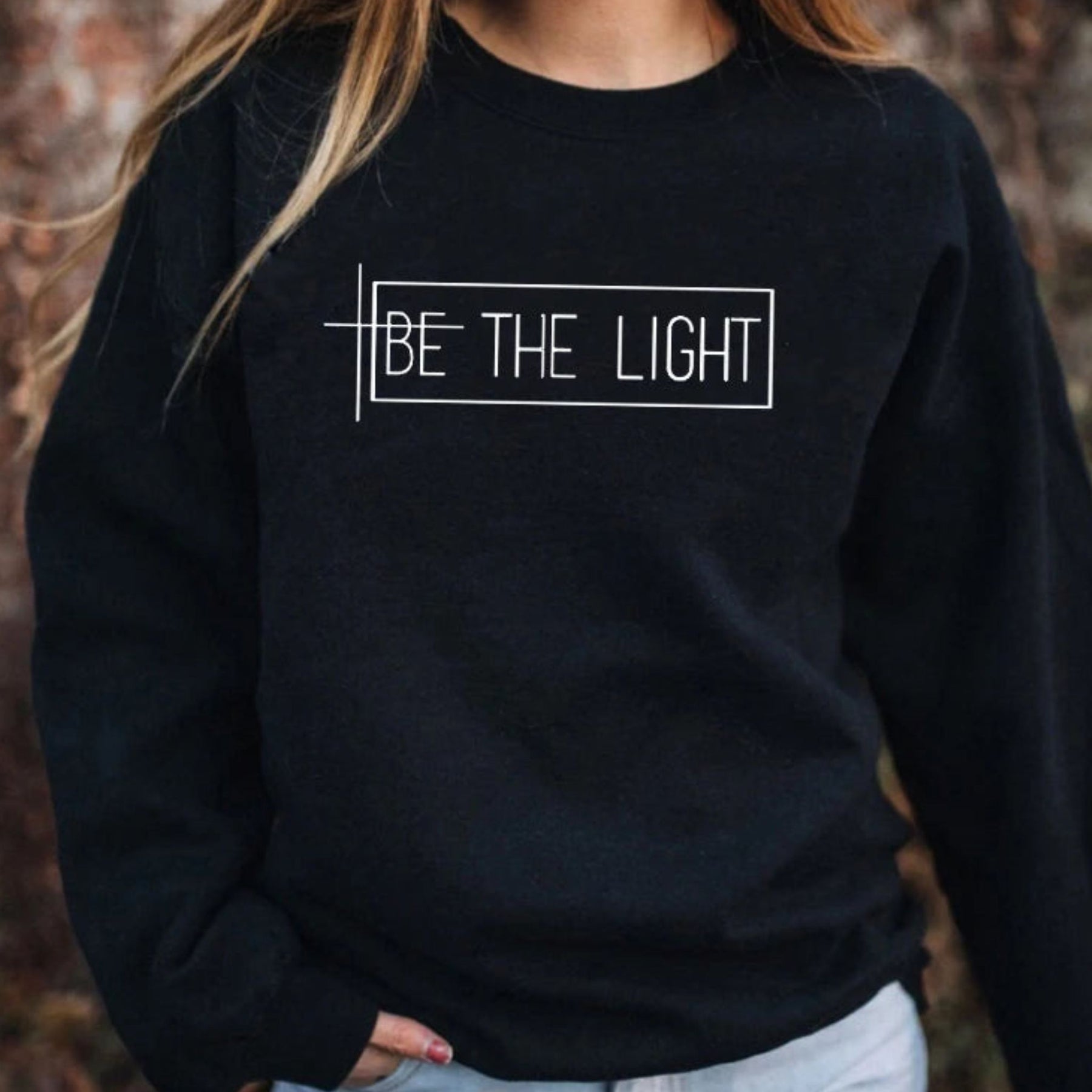 "Be The Light"  Sweater